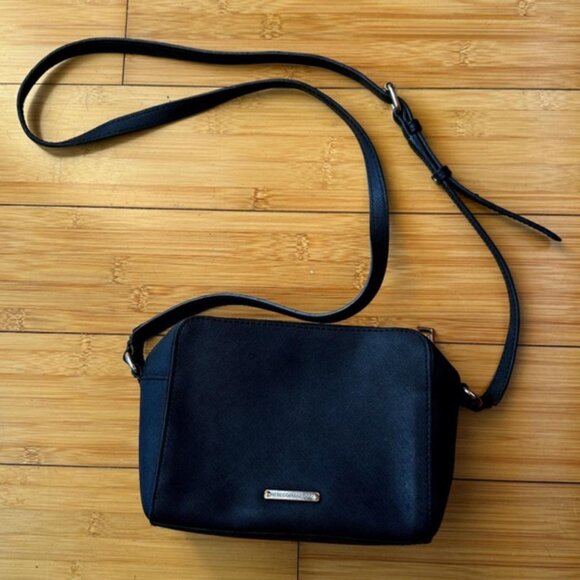 Rebecca Minkoff Black Square Crossbody - Picture 1 of 4